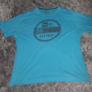 New Era 59 Fifty Logo Turquoise Shirt XXL